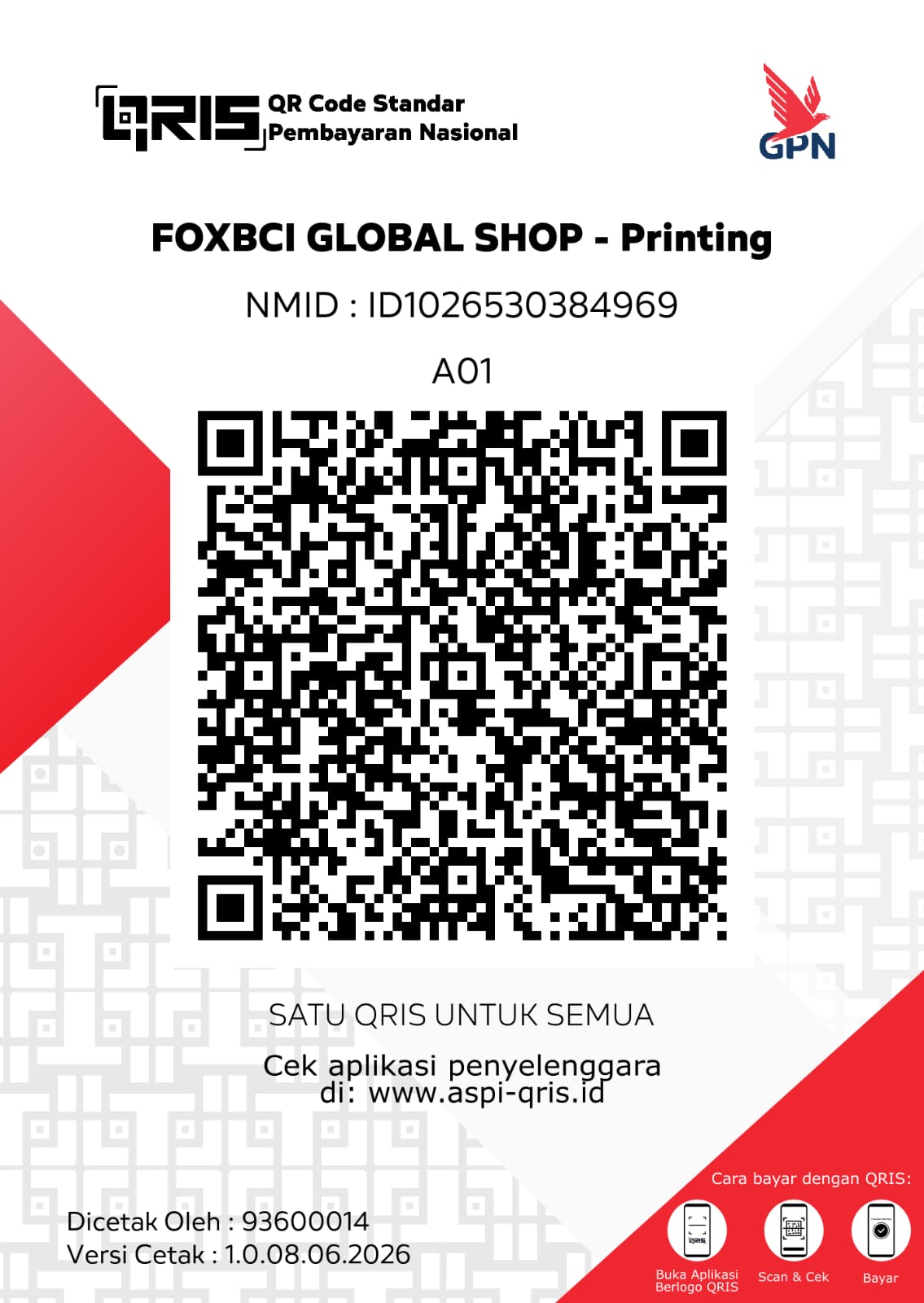 QRIS FOXBCI GLOBAL SHOP